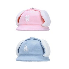 [MLB키즈] 마카롱 후리스 귀달이 돔햇72CPH8011