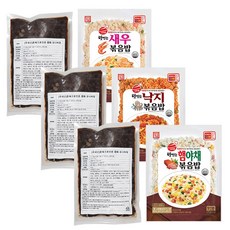 맛있는 볶음밥에는 짜장이 진리. 볶음밥3종(낙지 새우 햄야채)+짜장(3) 세트, 단품