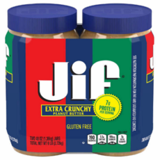 Jif 땅콩버터 미국 코스트코 피넛버터 엑스트라 크런치 대용량 1.4kg 2개