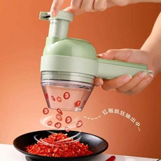 파써는기계 소형 자동 고추 파 절단기 가정용 탕파기, 상세페이지 참고, 3. 3세대 전동 요리기+거품기