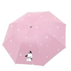 산리오 파차 강아지 대형 우산 이중 사용 여성 접이식 강한 강화 양산 자외선 차단 10050060457131681
