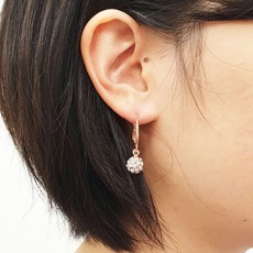 다이아후프귀걸이