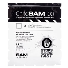 Chito-SAM 100 4" X 4" 치토-SAM 100 4" X 4", 1 Count (Pack of 1), 1, 100정, 4개