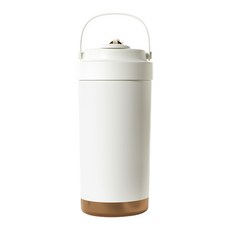 인생을 즐기다 스테인레스 냉온 텀블러 +빨대+텀블러 세척솔 1건 흰색 500ml