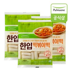 풀무원 한입 떡볶이떡(400g) x 3봉, 한입 떡볶이떡400g x 3봉, 400g