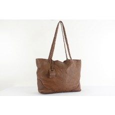 (ZADIC＆VOLTAIRE)쟈딕앤볼테르 소가죽 100％ 브라운 쇼퍼 숄더백