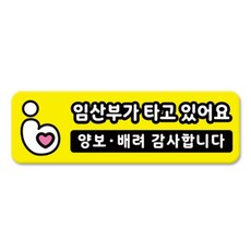 라쿤마켓 차량용 자석 스티커 총29종 초보운전 아이가 타고 있어요 임산부가 타고있어요 강아지가 타고있어요 어르신운전중 혈액형 장애인 도로주행 연수용 탈부착 반사, 25_임산부가타고있어요, 1개 25_임산부가타고있어요, 1개