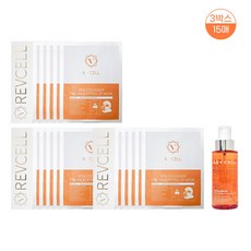 리브이셀 풀페이스 리프팅 업 비타 콜라겐 마스크 3박스(15매)+눈썹칼