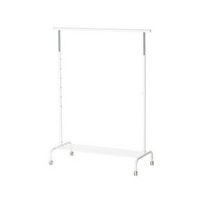 IKEA RIGGA Clothes Stand White, 1_White
