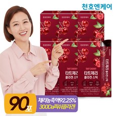 [천호엔케어] 타트체리 콜라겐 젤리 스틱 15포 6박스, 6개, 300g