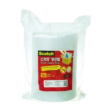3M 쿠션랩 포장용 에어캡 뽁뽁이 30cm x 15m 택배 포장 용품 완충제 에어백, 1개