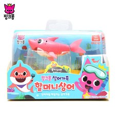 [AJM_0014331] (선택 : 본품) 핑크퐁 상어가족 할머니 상어 아동 물놀이 장난감, 본품
