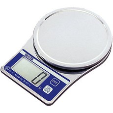 Tanita 타니타 쿠킹 스케일 주방저울 요리 디지털 2kg 1g단위 크롬 도금 KD-177 CR, 1개