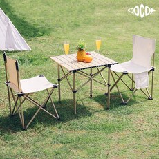코코프 캠핑 의자테이블 세트 경량 접이식 의자 테이블, 2인, 4인테이블+의자2개