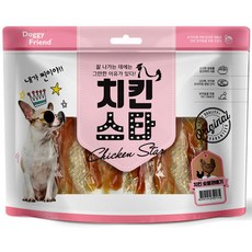 도기프랜드 치킨스타 강아지간식 300g, 6개, 치킨 숯불꽈배기 300g