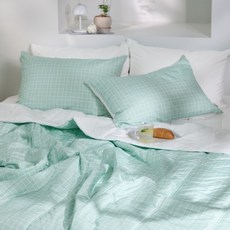 슬라운드 알러메디 그리드 여름 알러지케어 차렵이불