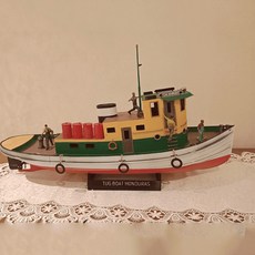 24 낚시 보트 키트 3D 64cm 조립 모델 RC 버전 수정 가능, kit
