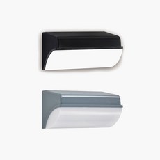 LED 삼각 외부벽등 20W, 블랙