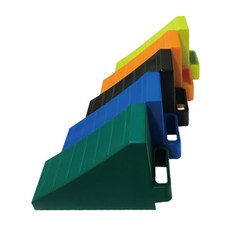 차량 버팀목 PP 고임목 경사로 비탈길 주차 자동차 화물차 밀림방지, 5.녹색, 1개