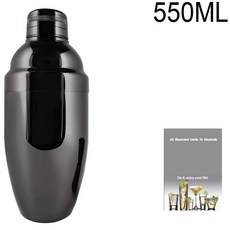 칵테일지거 셰이커의 바 바텐더 가족 세트 칵테일 750ml/600ml 골드 도구 보스턴 블랙/실버/골드/로즈, 1개