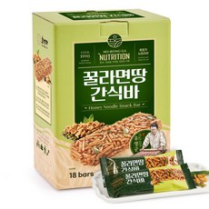 호정가 꿀라면땅간식바 (18개입) / 달콤하고 바삭한 추억의 라면과자, 1개, 360g
