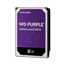 [웨스턴디지털] WD63PURZ 6TB 웬디 퍼플 WD PURPLE CCTV전용 HDD, 1개 - 웬디퍼플