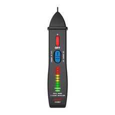 ZLD 전압 테스터 전압 테스터 펜 비 접촉 dc 12V 멀티 미터 전기 테스터 비접촉 센서 12v 테스트, 19.7x5.5x4cm, 플라스틱, 블랙