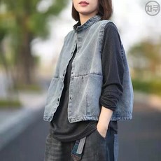 루즈핏조끼