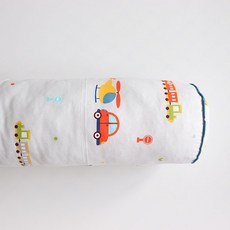 미니 스프링클러 회전 잔디 텃밭 를 위한 아기 침구 보육 두꺼운 부드러운 침대 범퍼 분리형 쿠션 베개 시트 매트리스, Traffic Rod, 1개