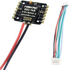 HLosanyy 충전기 및 액세서리 HLosanyy HAKRC 15A Blheli_S BB2 2-4S Dshot 4 In 1 ESC for FPV Racing Mu, One Color_One Size, One Color, 상세 설명 참조0