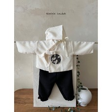 더랄라 코코한복KIDS남아보넷SET(S~XL) 베베 키즈 남아 돌 개량 한복