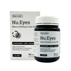 루테인/빌베리 눈건강영양제 / 뉴와이즈 뉴아이즈 / Nu.wise - Nu.Eyes / 뉴질랜드건강식품, 90정, 1개