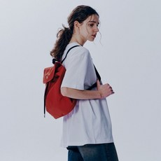 [64 예약 발송] 마리떼 프랑소와 저버 CIRCLE LOGO BACKPACK red