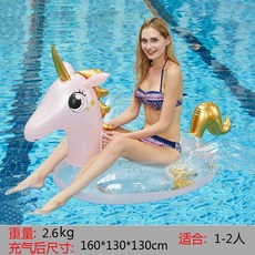 데이지 라이언해먹 코스트코 트레이더스 조개 튜브 스폰지밥 무지개 아보카도 라마 바나나 무지개 튜브, 스팽글 유니콘