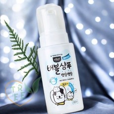 OT 국내산 워터리스 버블샴푸세정 보습 윤기 개샴푸 반려동물샴푸, 1개
