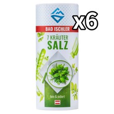 Bad Ischler 바트 이슐러 7종 허브 함유 소금 135g x 6팩, 6개