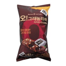 마켓오네이처 오 그래놀라 바 카카오 앤 유산균볼 미니, 516g, 1개