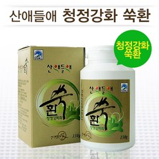 3년 숙성 강화사자발약쑥 [산애들애] 강화 쑥환 130g X 1통, 130g*2개, 2개