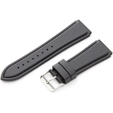 Hadley-Roma 해들리 로마 남성 MS3445RA 180 18-mm 정품 고무 다이버 스포츠 시계 스트랩