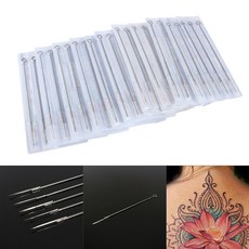 YOSSO 문신 바늘 50개입（1RL、3RL、5RL、7RL、9RL 10개식）, 50, 은
