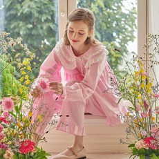 울랄라 오브 긴팔 투피스 핑크 40수