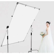 대형 반사판 버터플라이 킷 웨딩 플래시 뷰티 모델, 1.9x2.1m+2.8m 세트, 1개