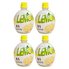 미성 쥬시 레몬주스 레몬즙 200ml, 4개