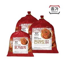 [종가] 전라도식 포기김치 11kg (5.5kgX2) + 포기김치(중부식) 900g