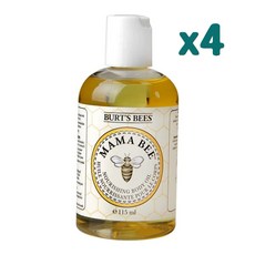 Burts Bees 마마비 너리싱 바디오일 115ml x4팩 Mama Bee Nourishing Body Oil, 옵션없음, 옵션없음