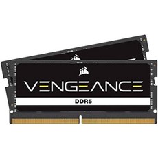 CORSAIR DDR5-4800MHz VENGEANCE DDR5 64GB SO-DIMM CMSX64GX5M2A4800C40 (PC5-38400) 노트북 PC용
