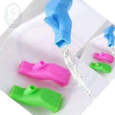 마음을끄는잡화점 양치 실리콘 수도꼭지 세면대꼭지연장탭 세면대연장수도꼭지, 1개