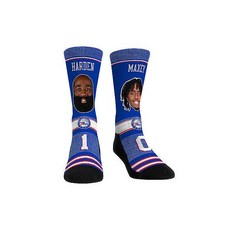 Rock Em 양말 James Harden & 타이어se 맥스ey Philadelphia 76ers Team매트es 플레이어