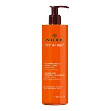 NUXE REVE DE MIEL Gel Lavant Surgras 눅스 레브 드 미엘 리치 클렌징 젤 400ml (FACE & BODY), 1개