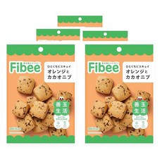 Fibee 한 입 비스큐이 오렌지와 카카오닙 35g×5봉지, 5개, 35g
